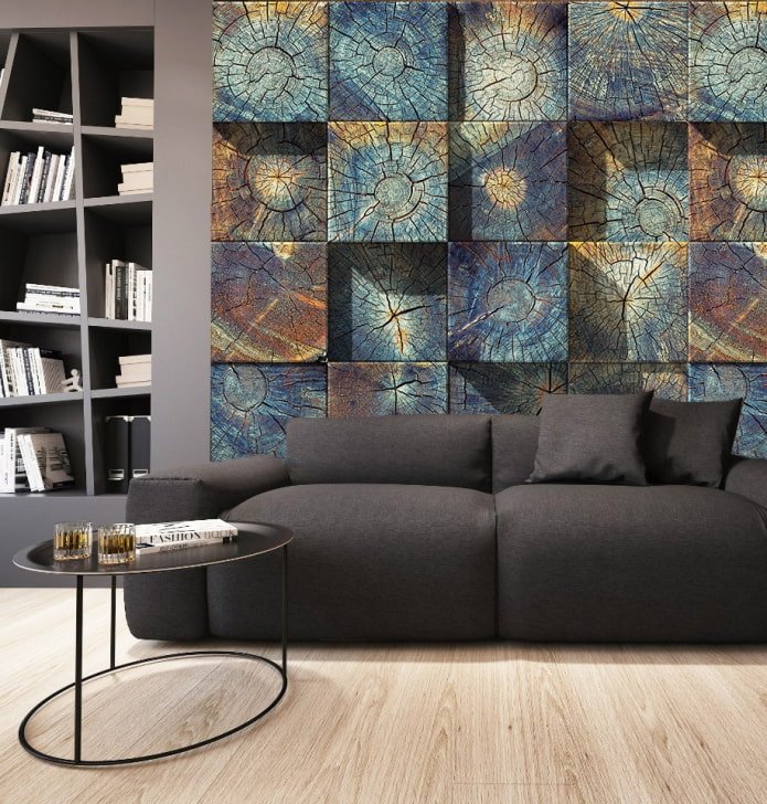 papel de parede fotográfico com efeito 3D