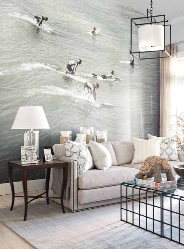 papel de parede fotográfico em estilo moderno
