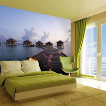 Papel de parede fotográfico para o quarto – uma seleção de ideias para o interior-0
