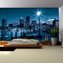 Papel de parede fotográfico para o quarto – uma seleção de ideias para o interior-1
