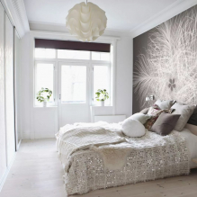 Papel de parede fotográfico para o quarto - uma seleção de ideias para o interior-7