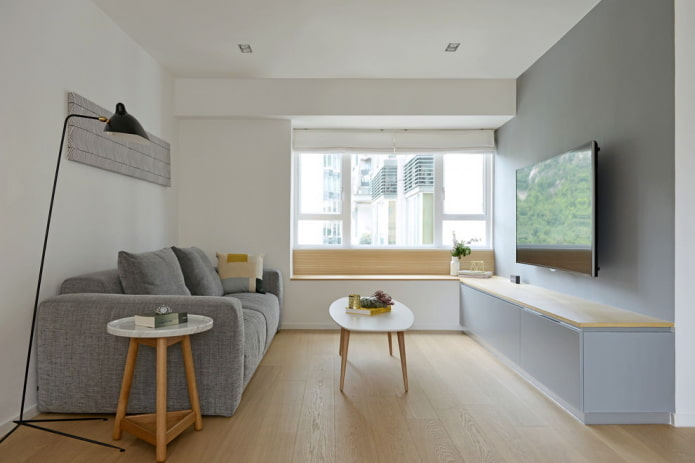 móveis no estilo minimalista