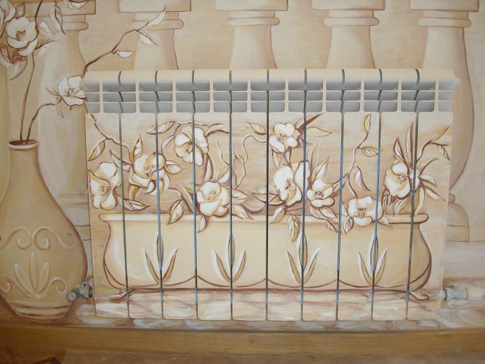 pintura no radiador