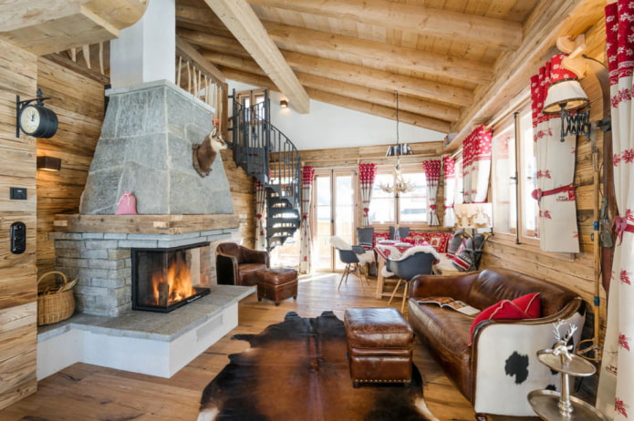 casa de campo em estilo chalé