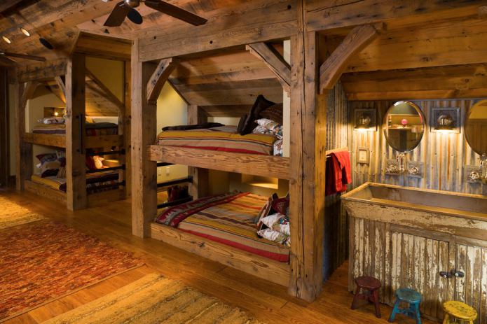 quarto infantil com beliches