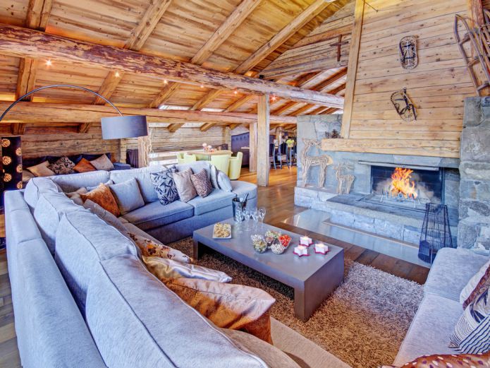 decoração de casa estilo chalé