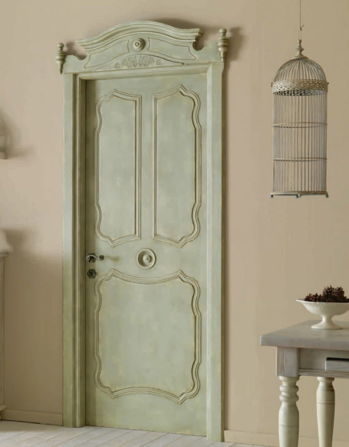 portas internas verdes