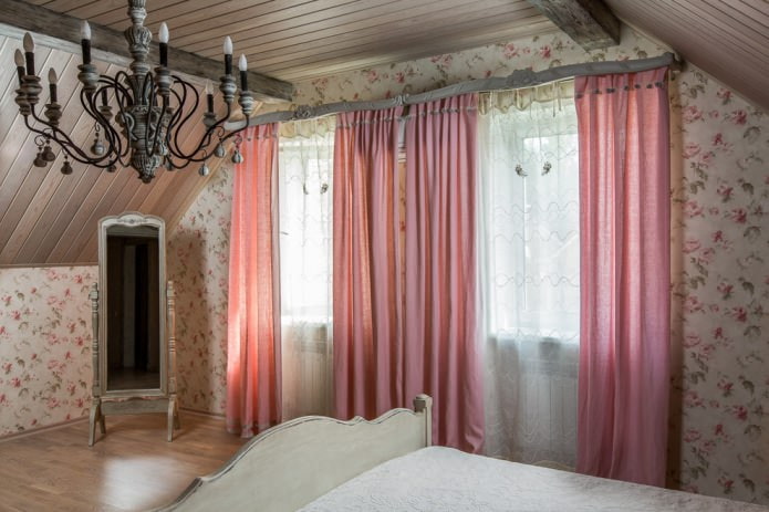 cortinas rosa