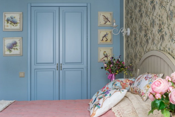 interior do quarto no estilo provençal