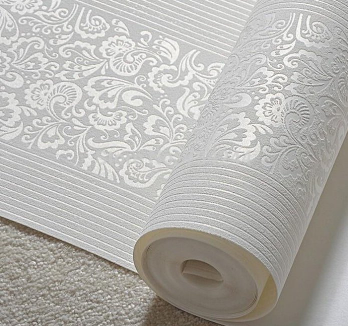 rolo de papel de parede vinílico