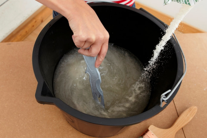 preparação da cola