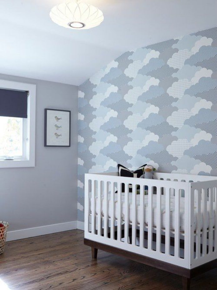 quarto infantil em tons de azul