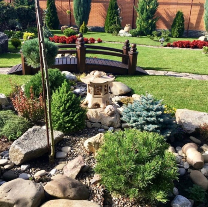 jardim em estilo japonês