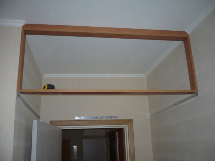 estrutura para o mezanino