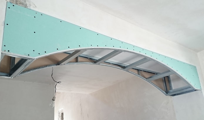 Arco de gesso cartonado