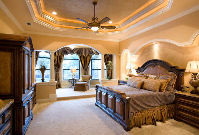 quarto clássico com arco