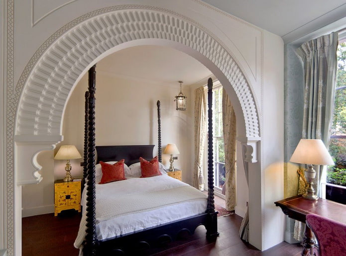 Estilo oriental no quarto