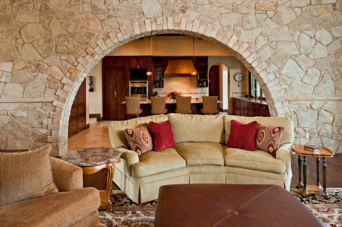design de arco de pedra