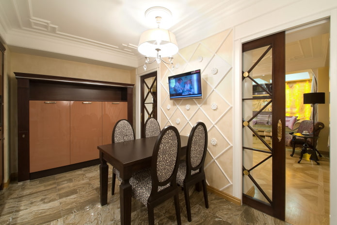 Portas de correr no estilo Art Déco