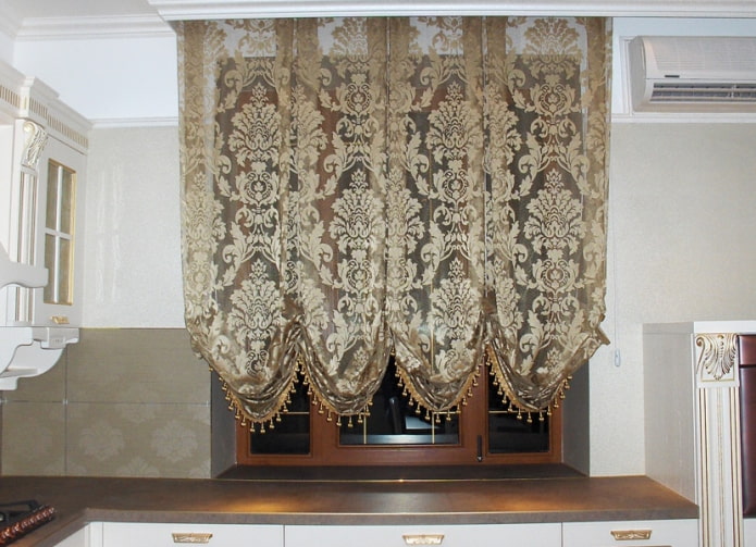 cortinas de guipura