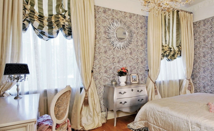 cortinas listradas austríacas