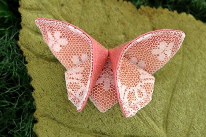 borboleta de tecido origami