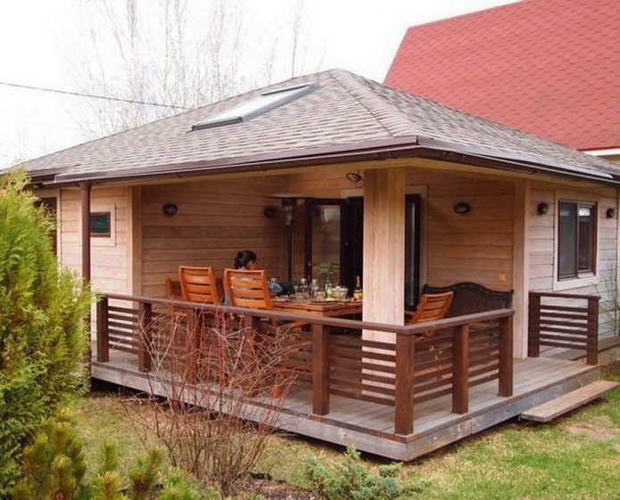 Terraço sem envidraçamento