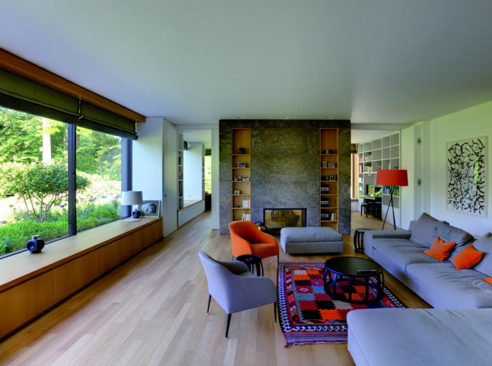 laranja no interior