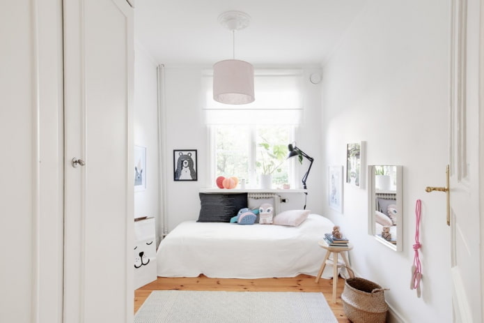 quarto infantil branco-neve
