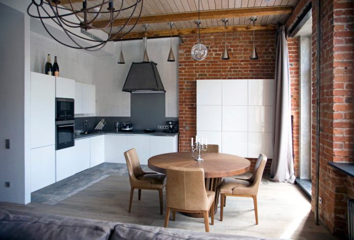 cozinha estilo loft