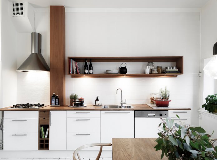 Conjunto de cozinha linear