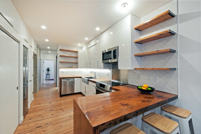 Conjunto de cozinha em formato de U