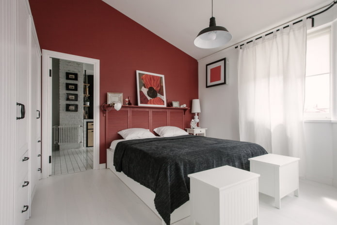 quarto branco com detalhes brilhantes