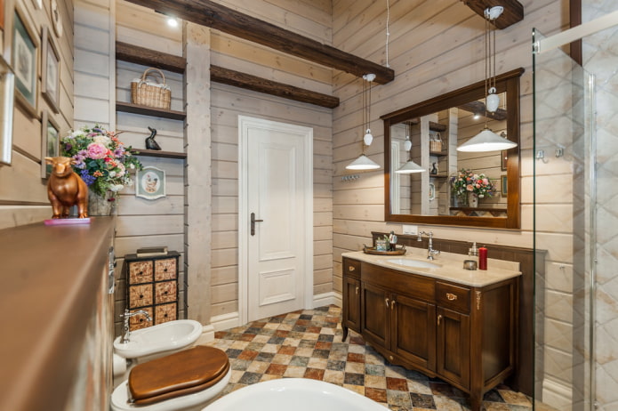 portas brancas em um interior em estilo campestre