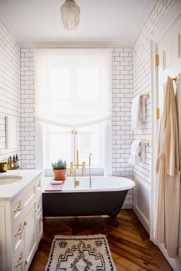 azulejos brancos para o banheiro