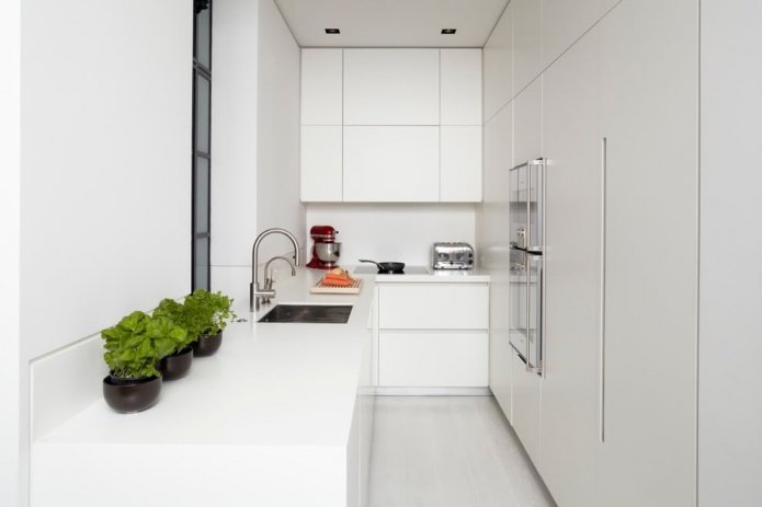 conjunto de cozinha branco