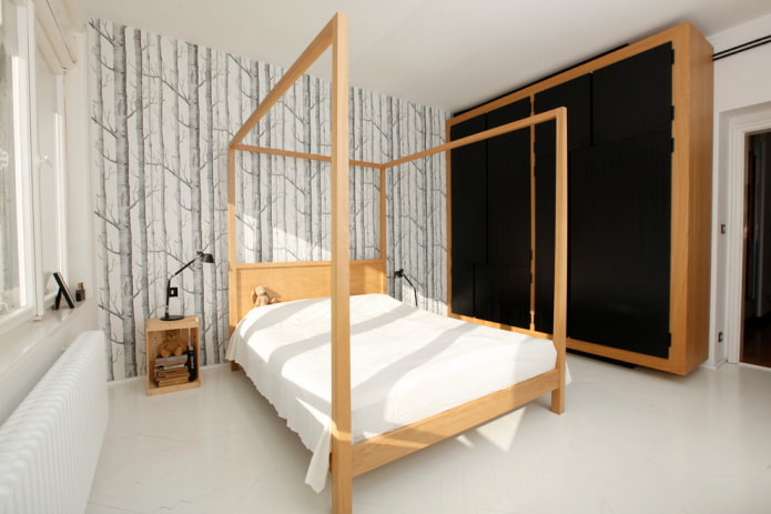 interior de quarto escandinavo