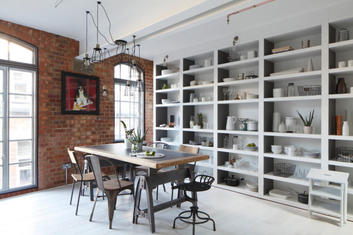 interior em estilo loft