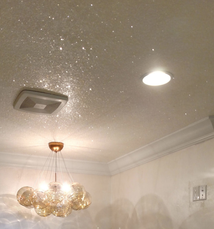 teto com glitter