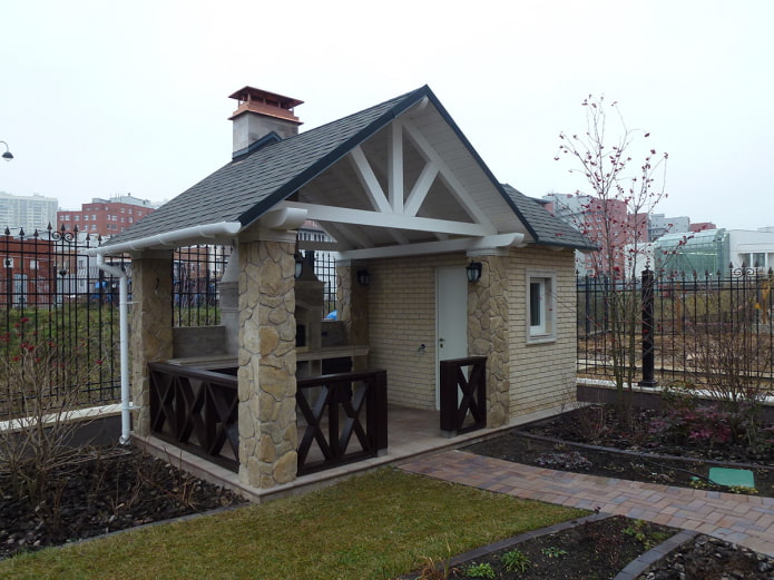 gazebo de pedra
