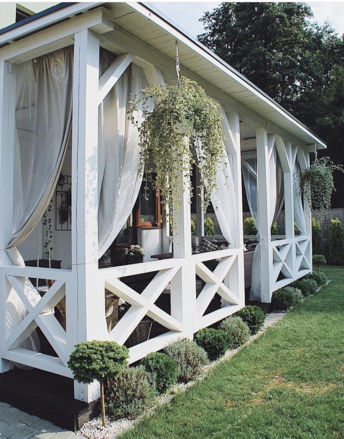 cortinas no gazebo