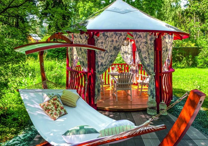 design de gazebo brilhante
