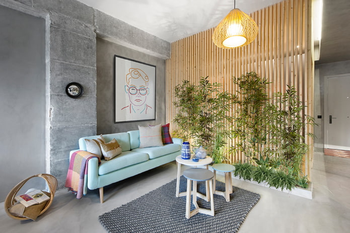 sala de estar em estilo moderno