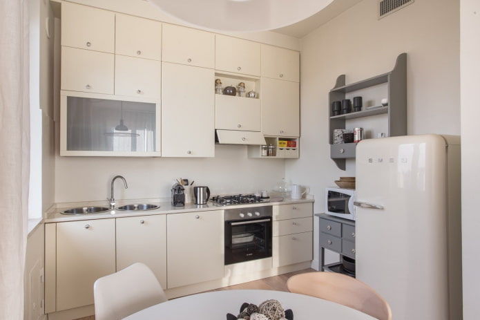 cozinha clara em estilo moderno