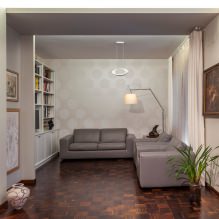 Papel de parede bege: design, combinação, escolha de cortinas, mais de 70 fotos do interior - 25