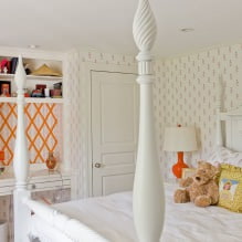 Papel de parede bege: design, combinação, escolha de cortinas, mais de 70 fotos no interior - 16