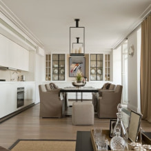 Como ficam as cortinas bege no interior?-1