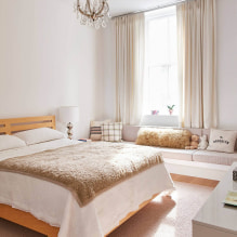 Como ficam as cortinas bege no interior?-4