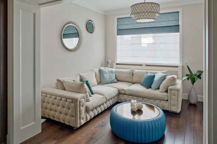 cortinas azuis
