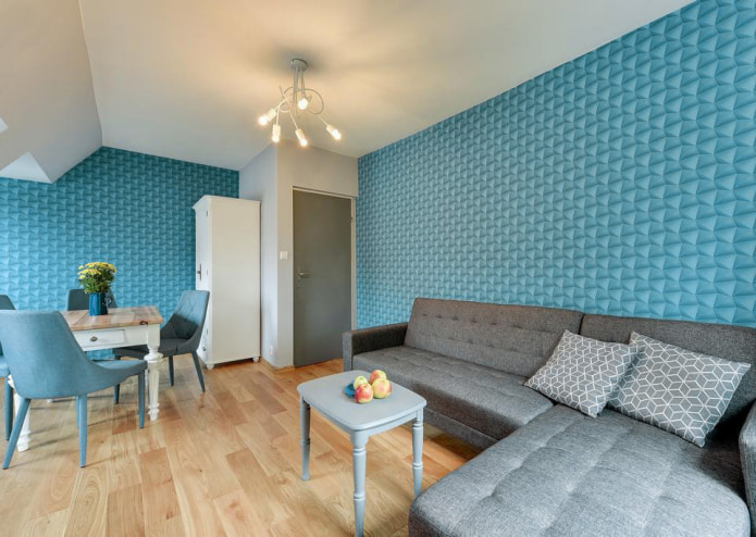sala de estar em estilo fusion